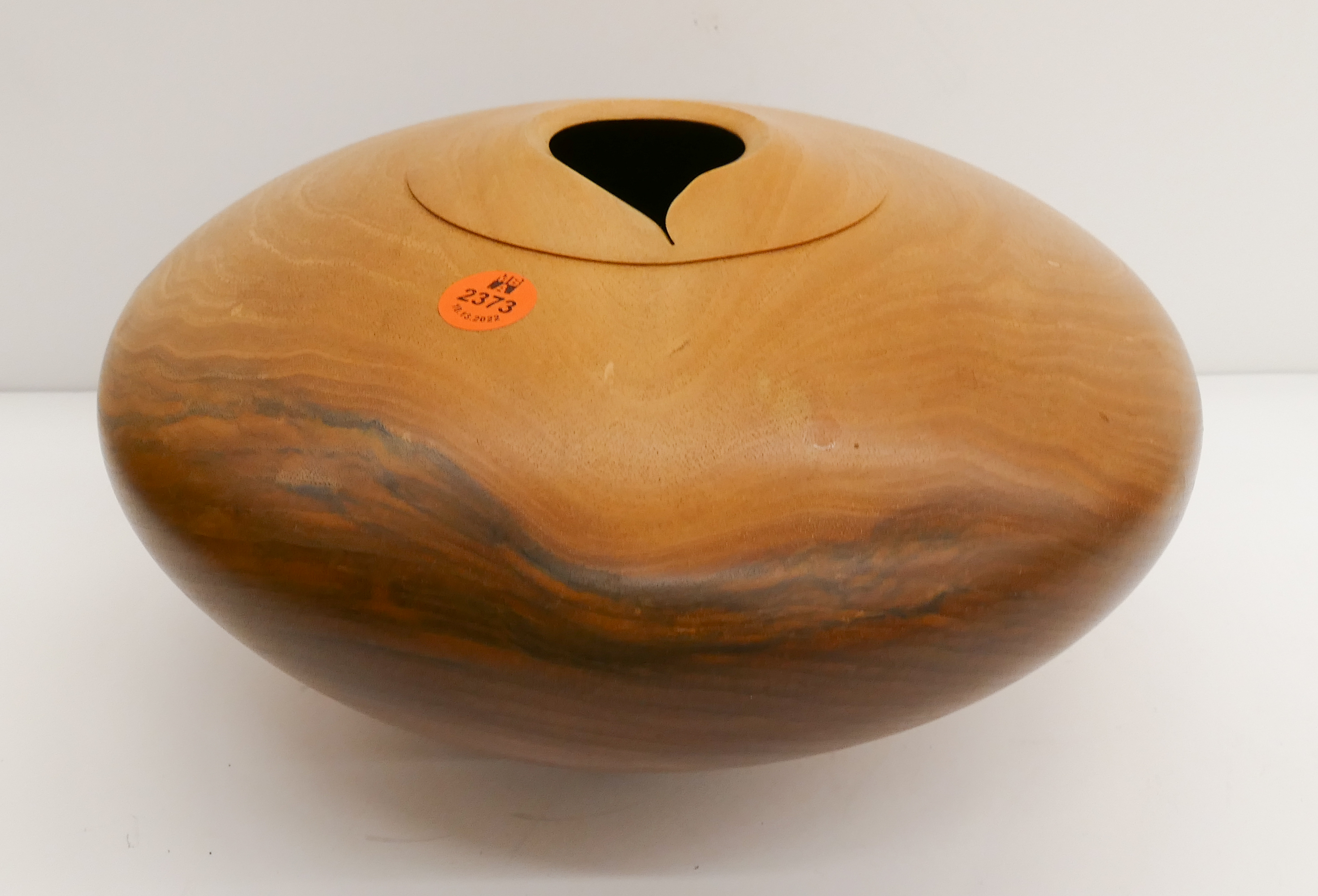 Appraisal: Mark Piercey Walnut Turned Wood Art Vase- x ''