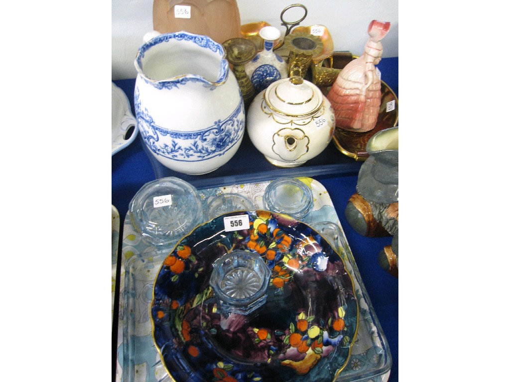 Appraisal: Lot comprising two trays of assorted ceramics and glass Carlton