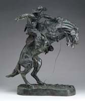 Appraisal: AFTER FREDERIC REMINGTON American - BRONCO BUSTER Fine bronze casting