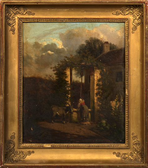 Appraisal: Jean-Marie Dumoulin French fl ca - The Old Village Well