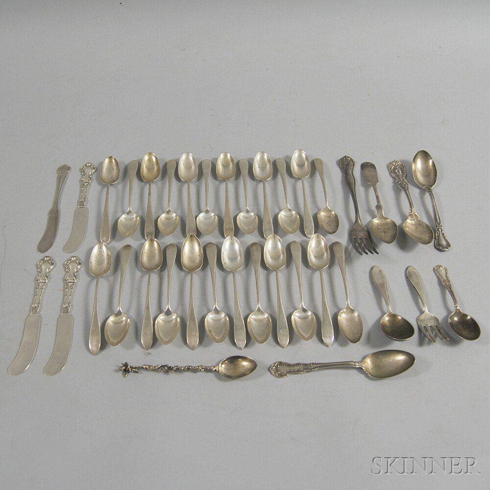 Appraisal: Group of Sterling Silver Flatware including twenty-four Gorham Pointed Antique