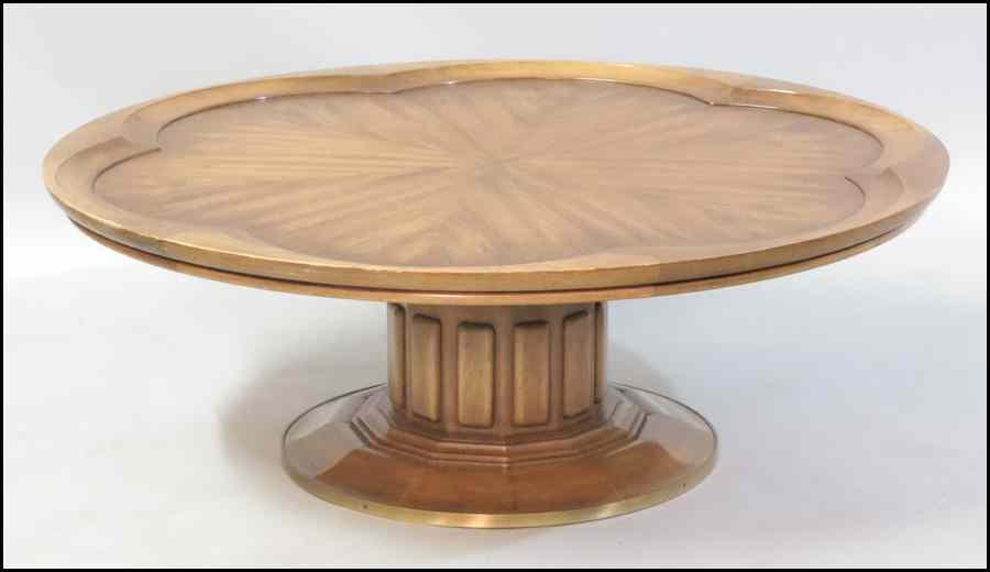 Appraisal: WM A BERKEY FOR JOHN WIDDICOMB COCKTAIL TABLE Height ''