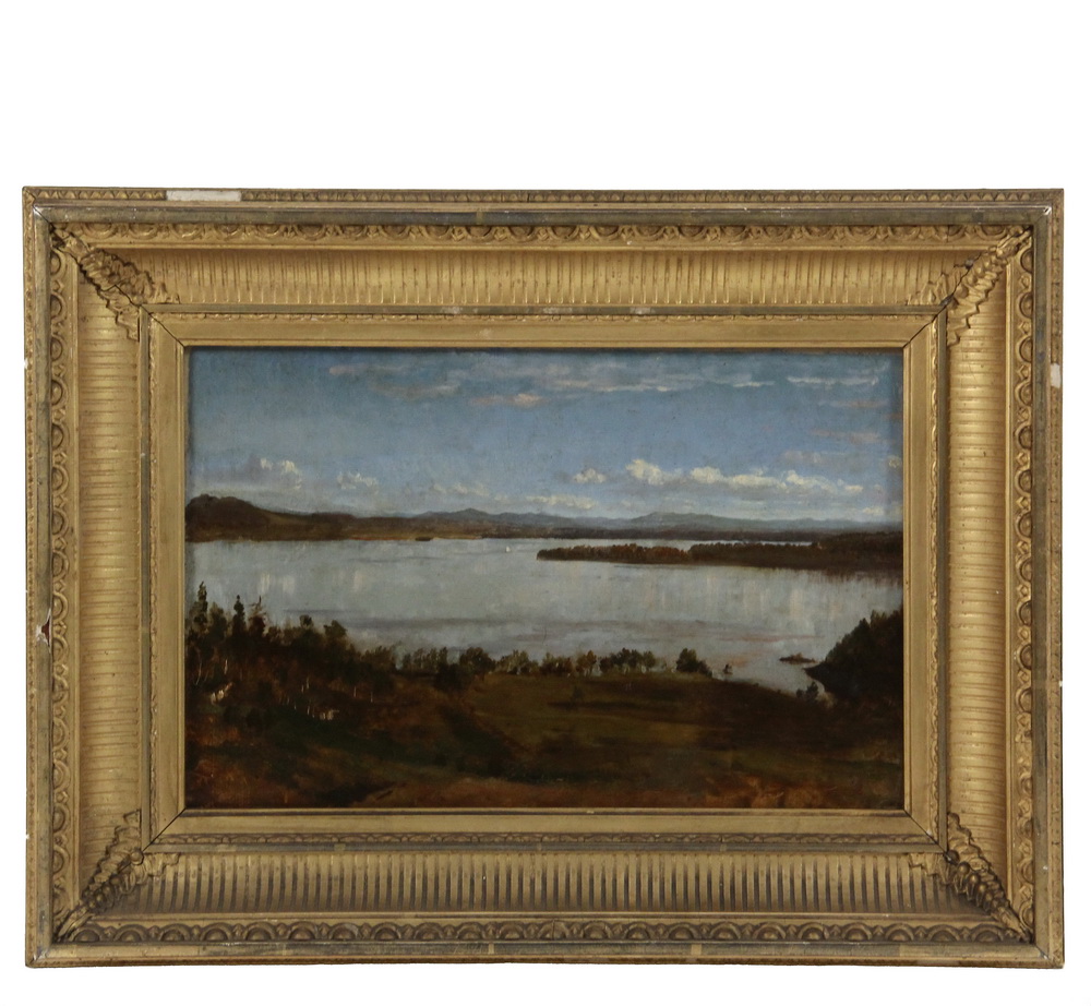 Appraisal: FRANK TOWNSEND LENT NY MA CO - - Overlooking Lake