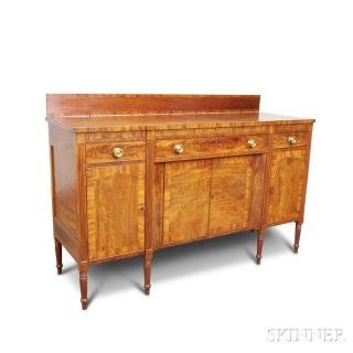 Appraisal: Classical Mahogany Sideboard early th century imperfections ht wd dp