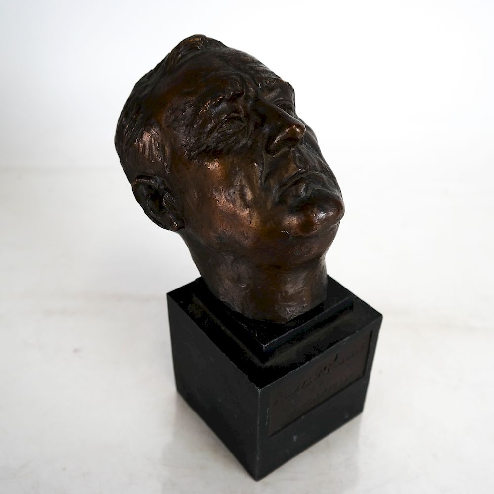 Appraisal: Jo DAVIDSON F D Roosevelt - Bronze Sculpture Jo Davidson