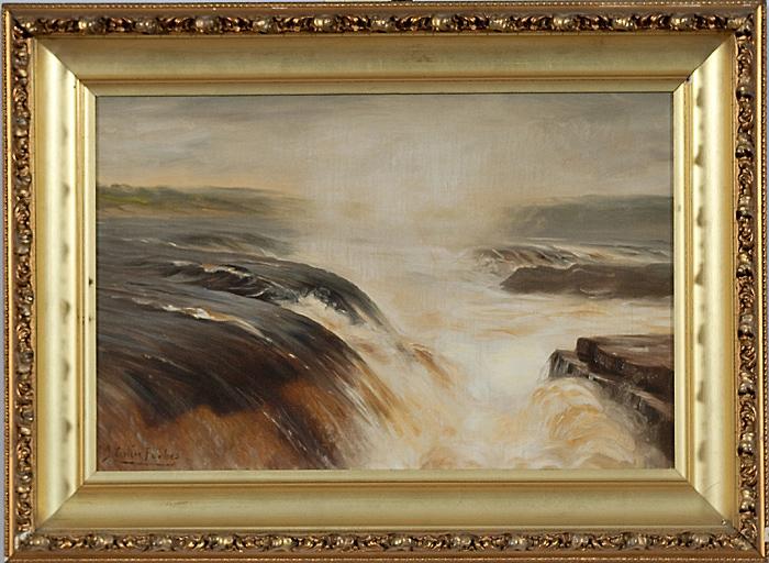 Appraisal: NIAGARA FALLS BY JOHN COLIN FORBES CANADIAN - oil on