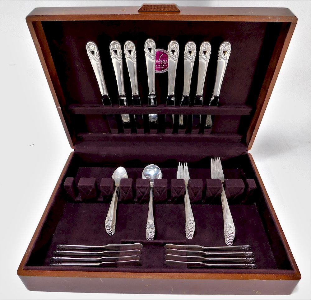 Appraisal: PC International Sterling Spring Glory Flatware Connecticut Early th Century