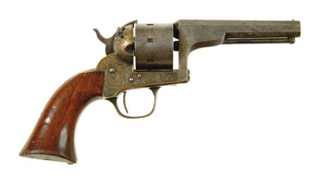 Appraisal: ENGRAVED MOORE -SHOOTER REVOLVER Cal RF SN octal bbl Marked