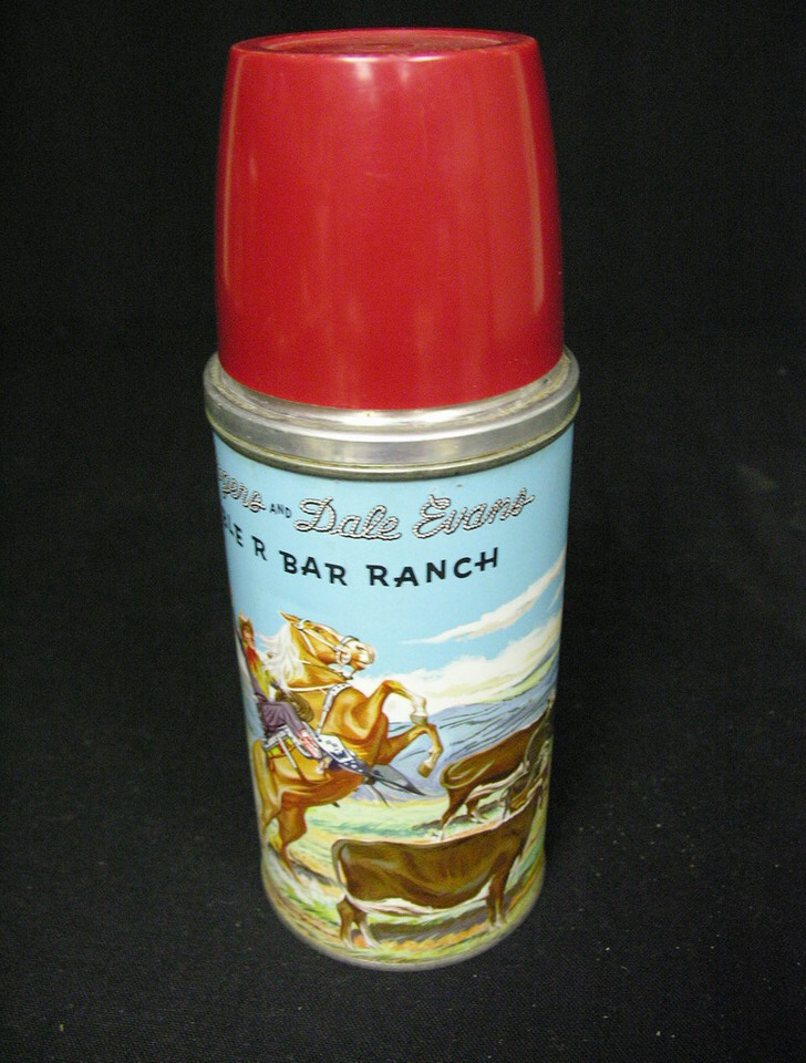 Appraisal: ROY ROGERS AMERICAN THERMOS BOTTLE Condition Very nice Minor dent