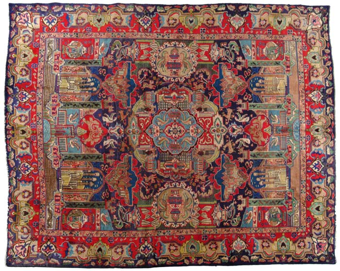 Appraisal: COLORFUL ROOM SIZE PERSIAN RUG Last half of the th