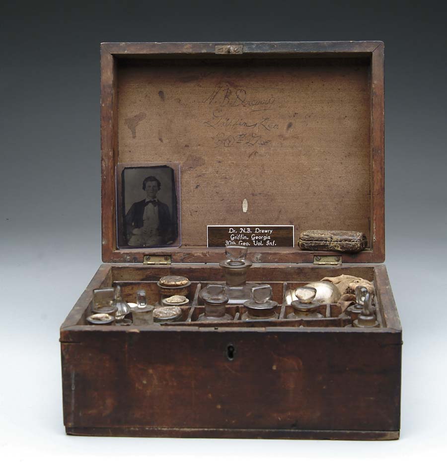 Appraisal: CIVIL WAR PERIOD APOTHECARY BOX Attributed to N B DREWRY