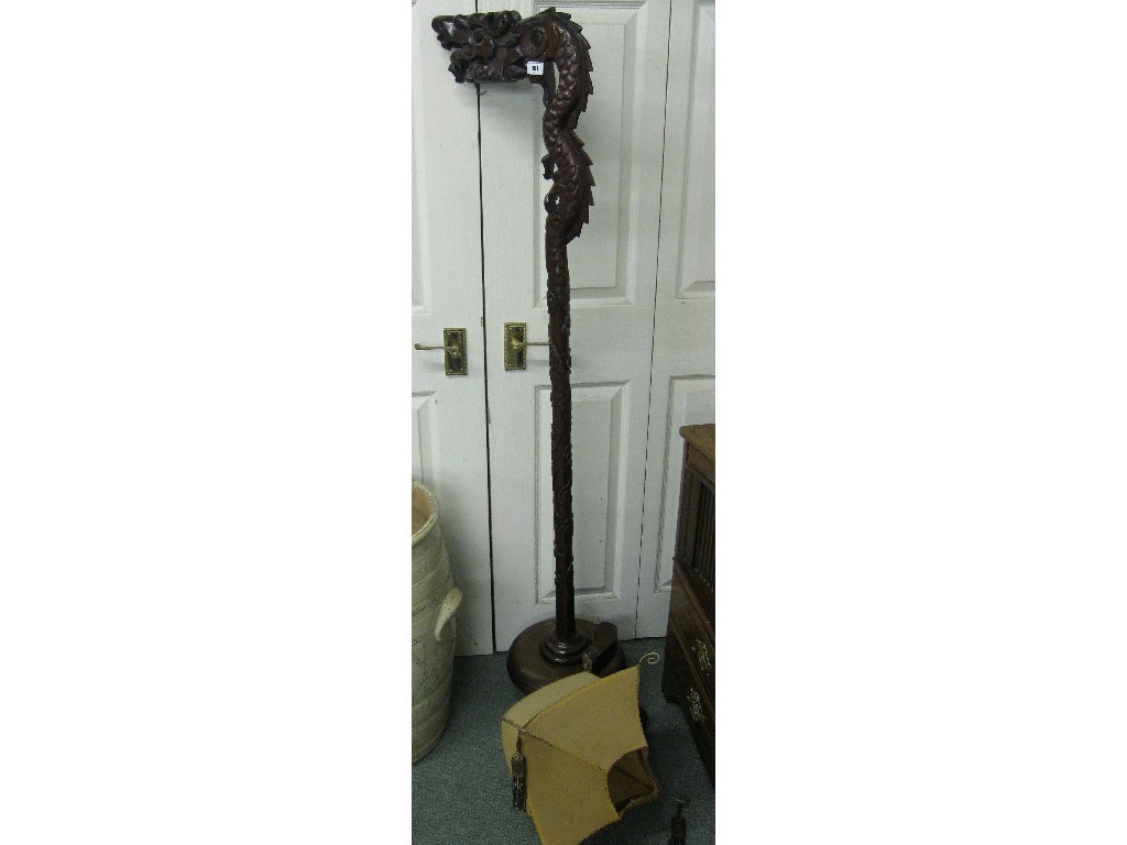 Appraisal: Oriental style floor lamp