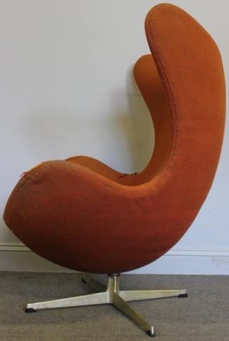 Appraisal: Early Arne Jacobsen For Fritz Hansen Egg Chair Midcentury Complete