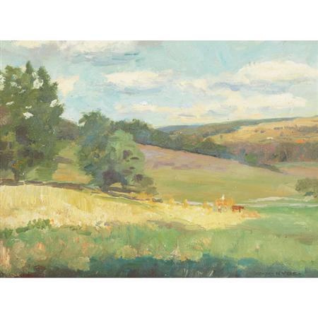 Appraisal: William Henry Hyde American - Sunlit Fields Estimate -