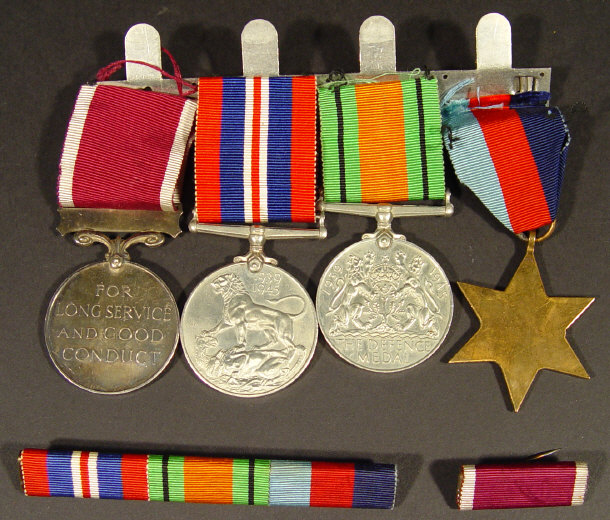 Appraisal: World War II Military Medal group comprising - War Medal