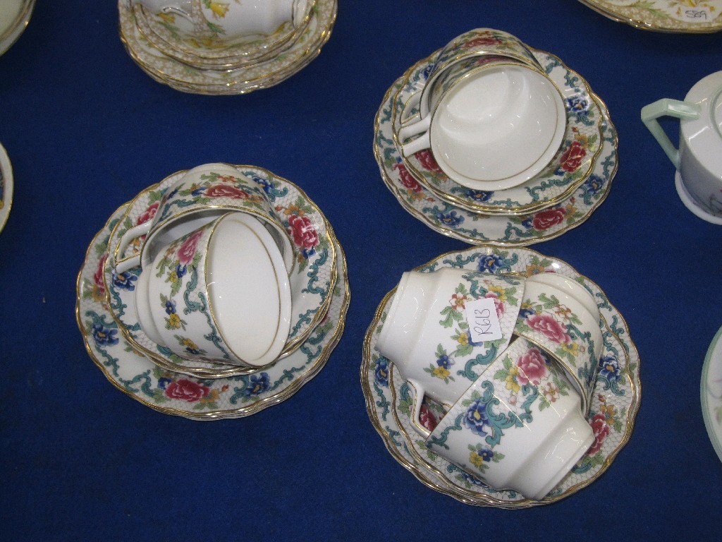 Appraisal: Seven cups saucers and plates to include Royal Doulton and