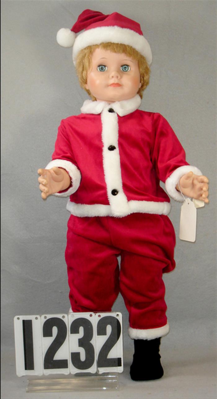 Appraisal: Rare Eegee doll dressed like Santa Claus made to compete