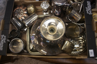 Appraisal: A collection of Silver plated EPNS items to include Teapot