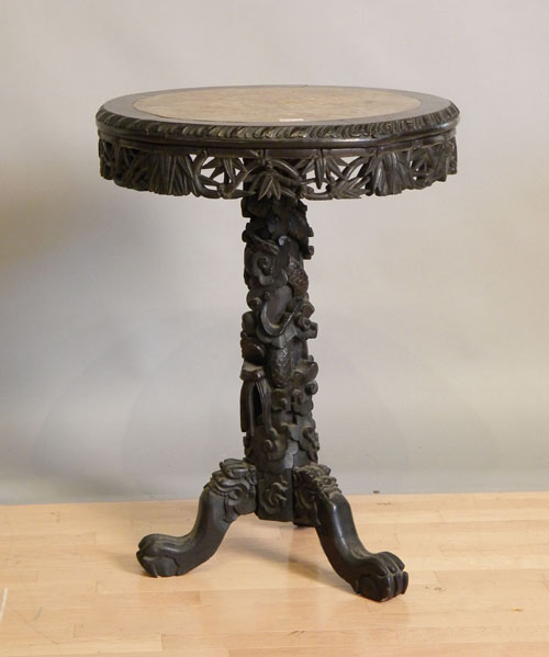 Appraisal: Chinese marble top table late th c h w