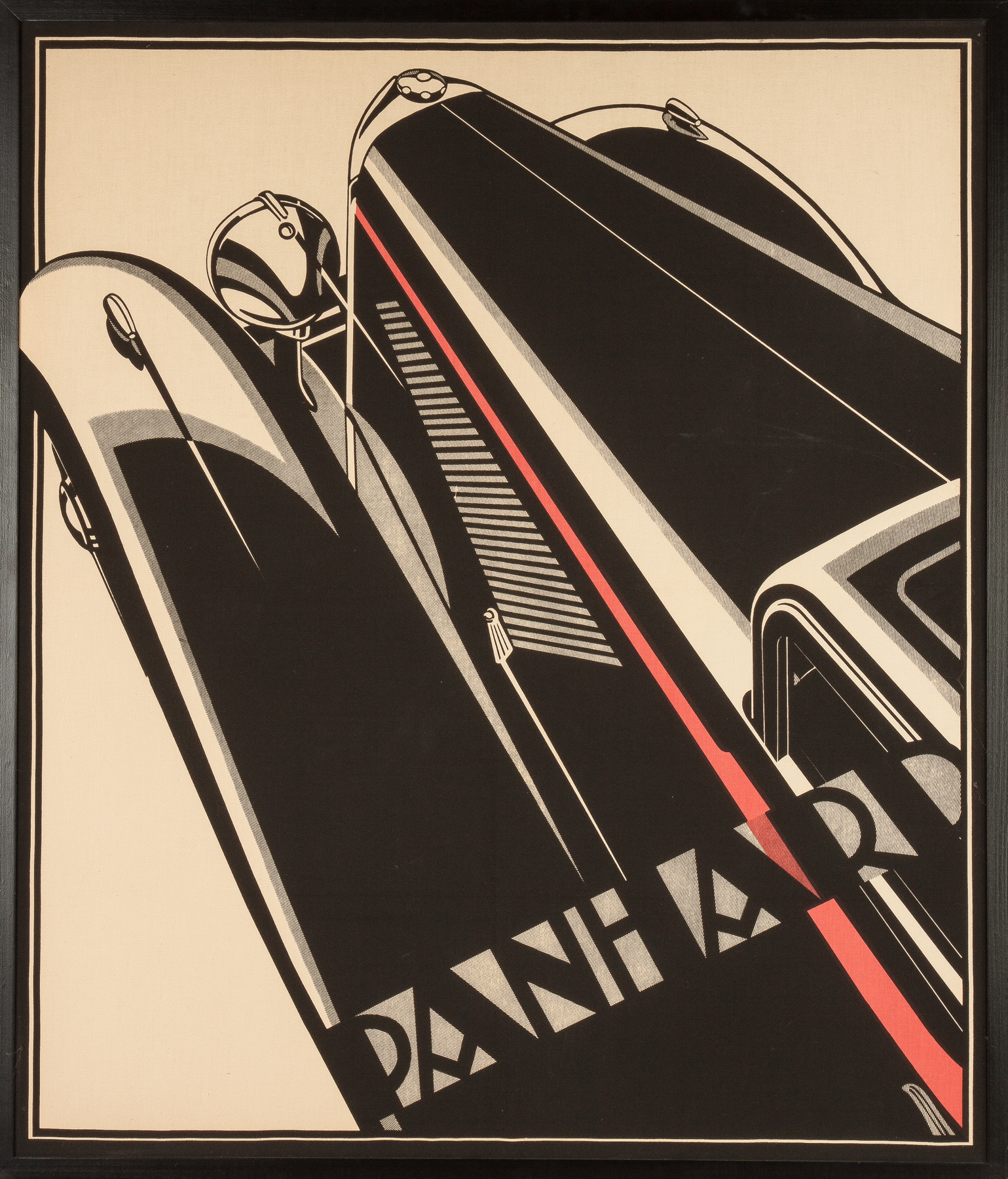 Appraisal: Panhard Poster Lithograph on linen