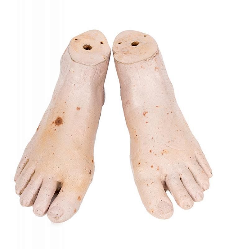 Appraisal: Julie s Cast Rubber Feet Julie Julie Capriotti Mulkey Julie