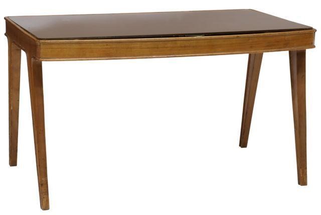 Appraisal: Italian mid-century modern coffee table c s having rectangular top