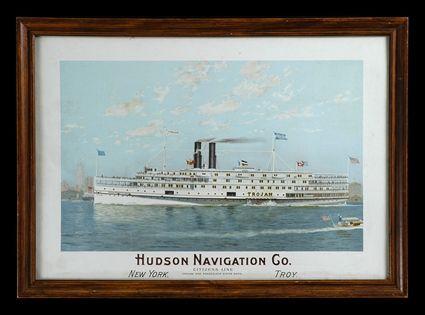 Appraisal: THE GRAY LITHOGRAPH CO HUDSON NAVIGATION CO Lithograph in colors