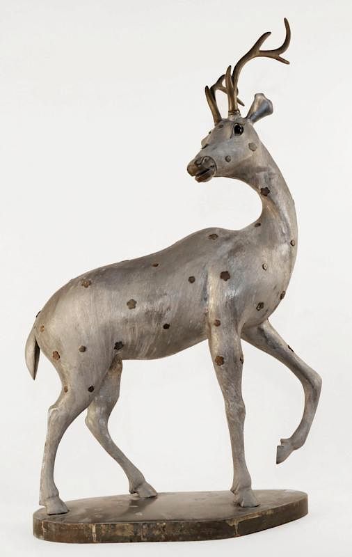 Appraisal: A Chinese Pewter Figure of a Deer thc Chinese School