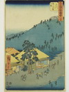 Appraisal: JAPANESE WOODBLOCK - Oban Tate-e by Ando Hiroshige from the