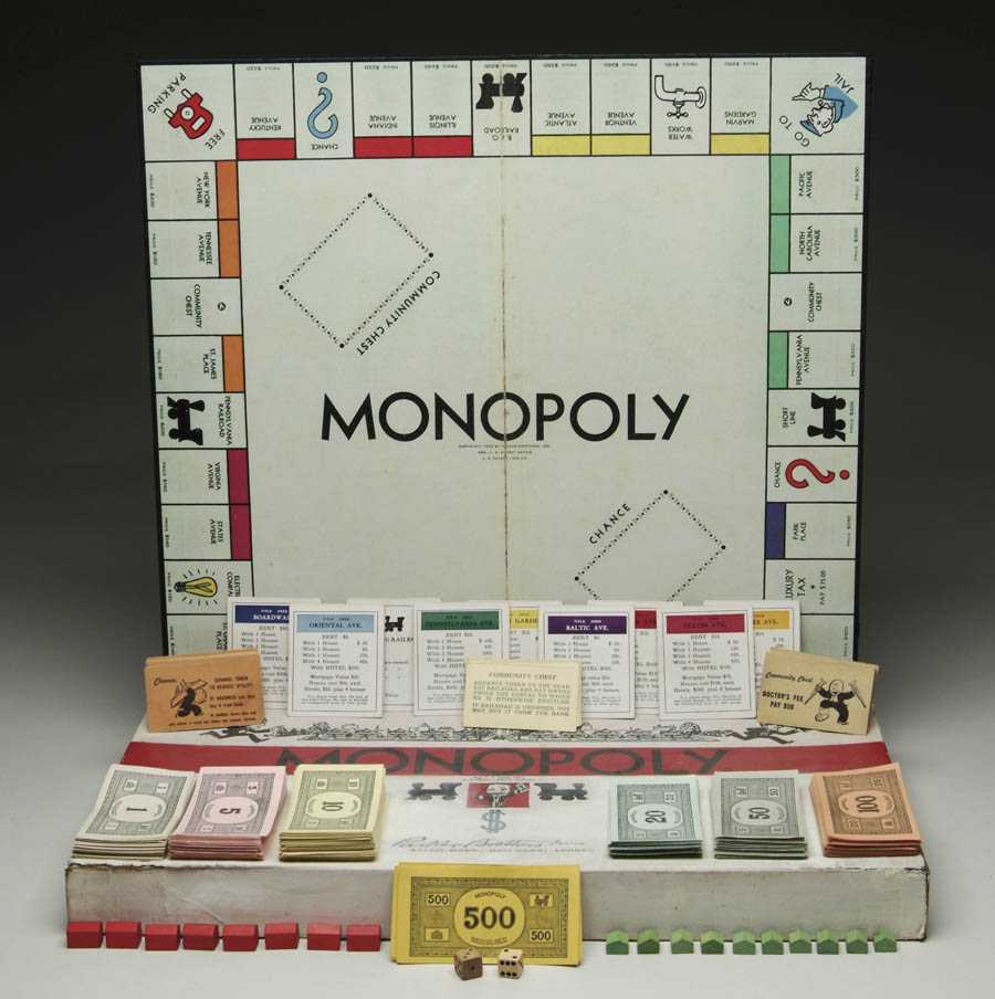 Appraisal: RARE MONOPOLY GAME COPYRIGHTED BY CHAS B DARROW AND MADE