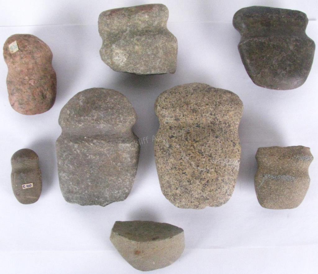 Appraisal: Group of Indiana Native American Stone Axes found in southern