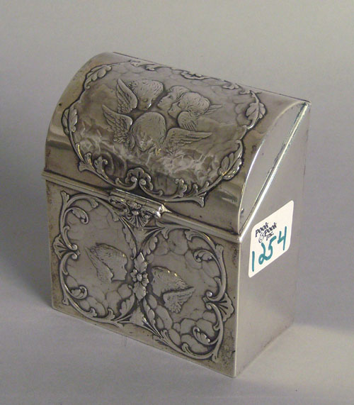 Appraisal: English silver card case - bearing the touch of W