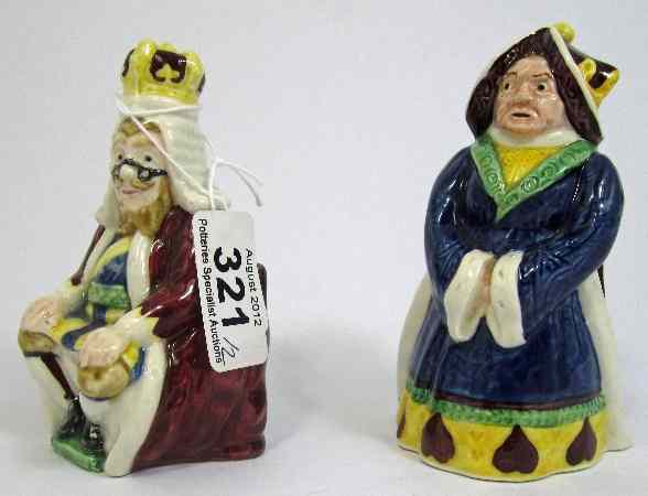 Appraisal: Beswick Alice In Wonderland Figures King and Queen of Hearts