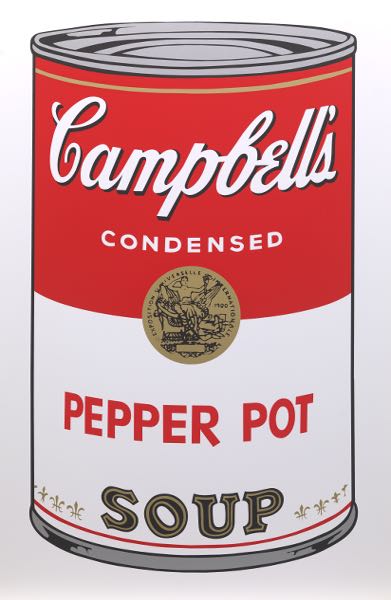 Appraisal: ANDY WARHOL FOR SUNDAY B MORNING AMERICAN - x Campbell's