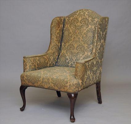 Appraisal: George III-Style Wing Chair