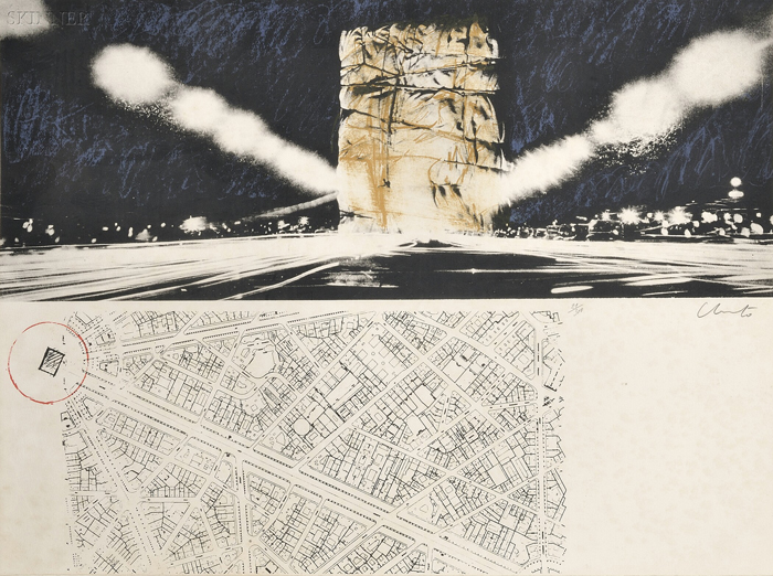 Appraisal: Christo and Jeanne-Claude American b Project for the Arc de