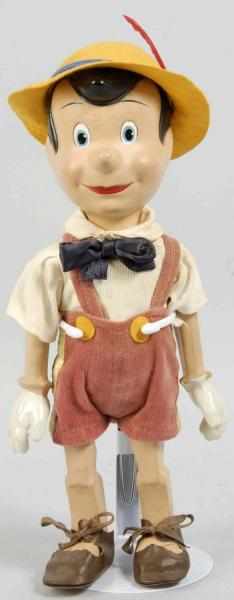 Appraisal: Composition Walt Disney Crown Pinoccho Doll Description Jointed arms and