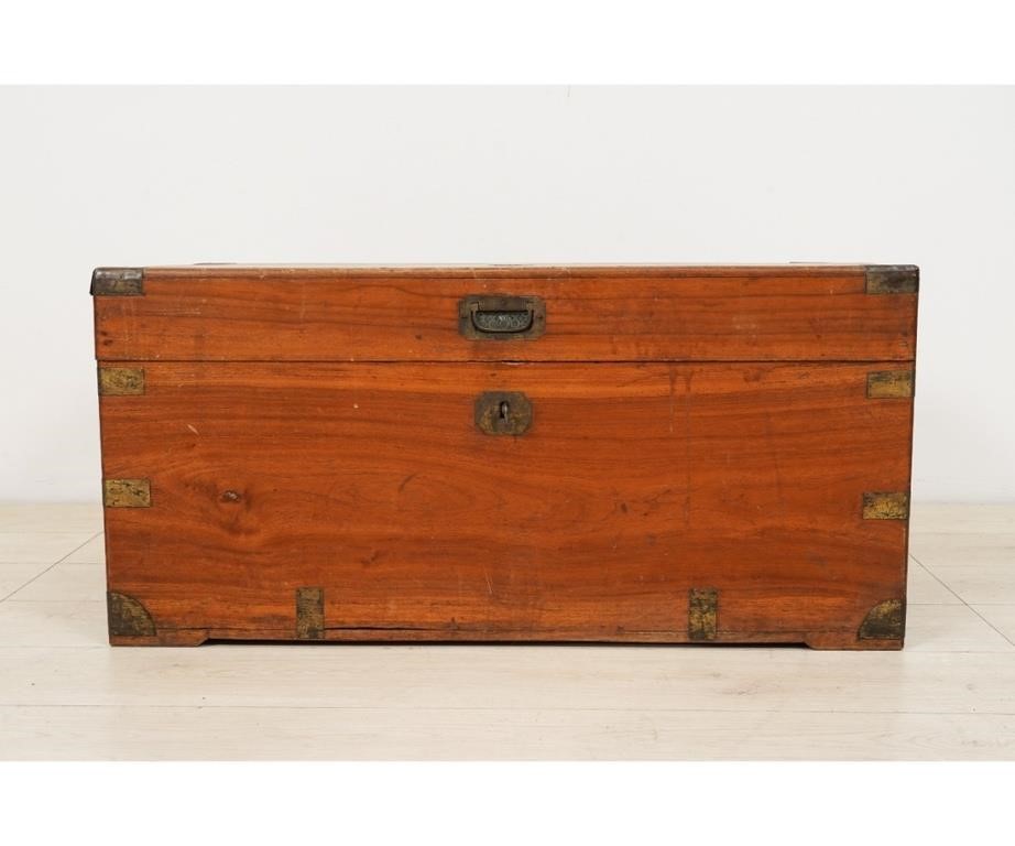 Appraisal: Camphor wood storage chest th c probably for the China