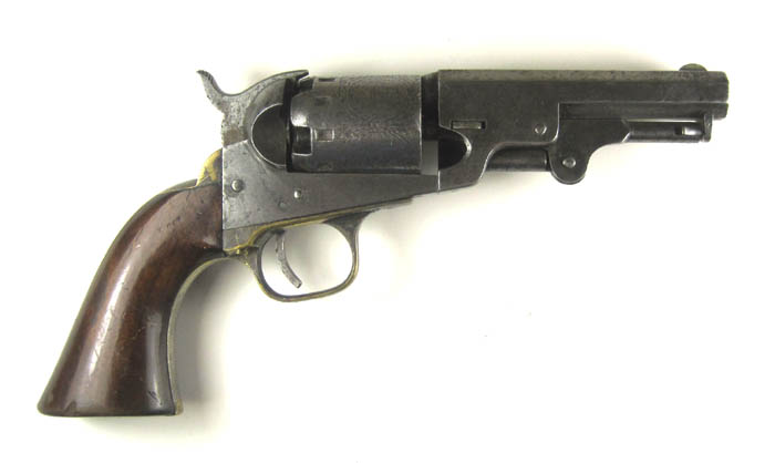 Appraisal: MANHATTAN FIRE ARMS CO SERIES THREE NAVY TYPE PERCUSSION REVOLVER