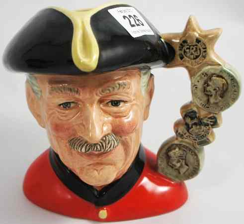 Appraisal: Royal Doulton Large Character Jug The Chelsea Pensioner D