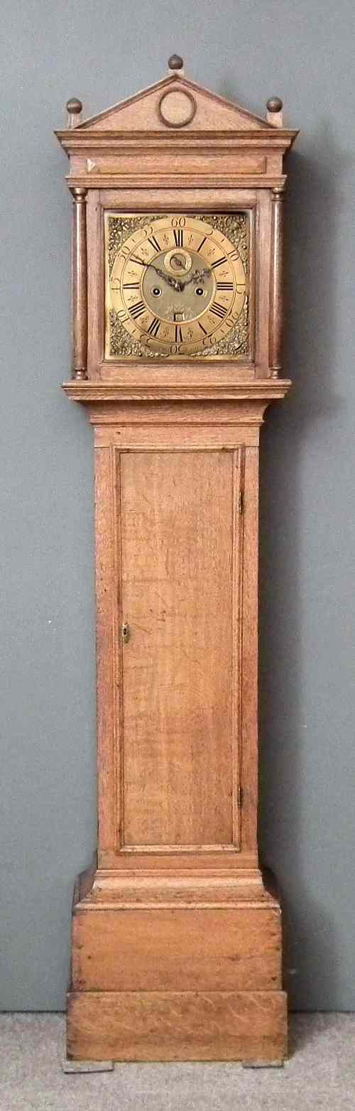 Appraisal: An th Century oak longcase clock by John Stokes of