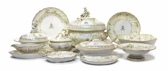 Appraisal: A Berlin K P M Porcelain Partial Dinner Service comprising