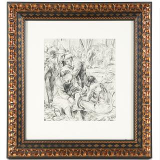 Appraisal: Reginald Marsh drawing Reginald Marsh drawing Reginald Marsh American -