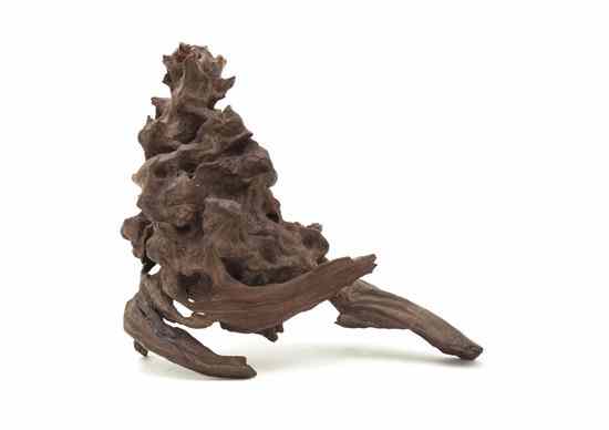 Appraisal: A Chinese Rootwood Carving of naturalistic form Height x width