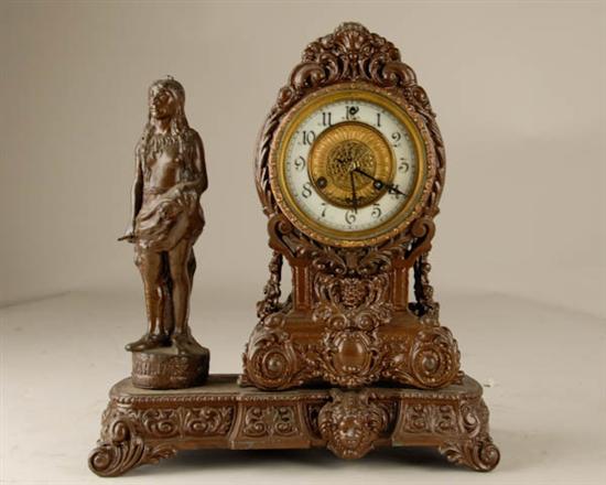 Appraisal: Doe-Wah-Jack Waterbury Clock H W D