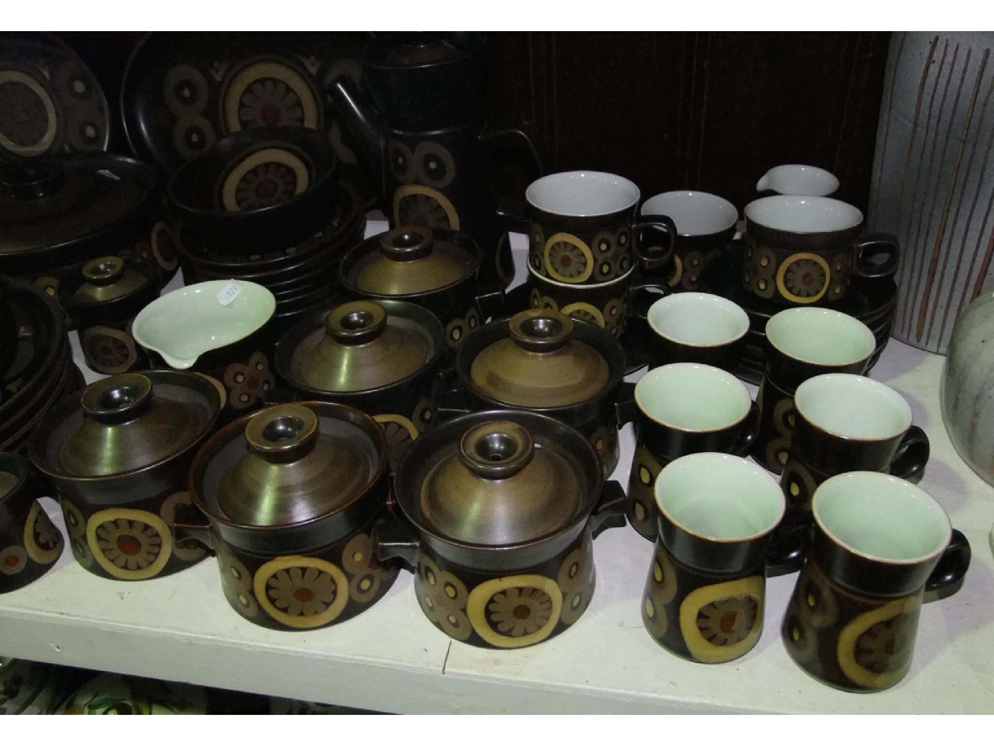 Appraisal: An extensive quantity of Denby Arabesque dinner tea and coffee