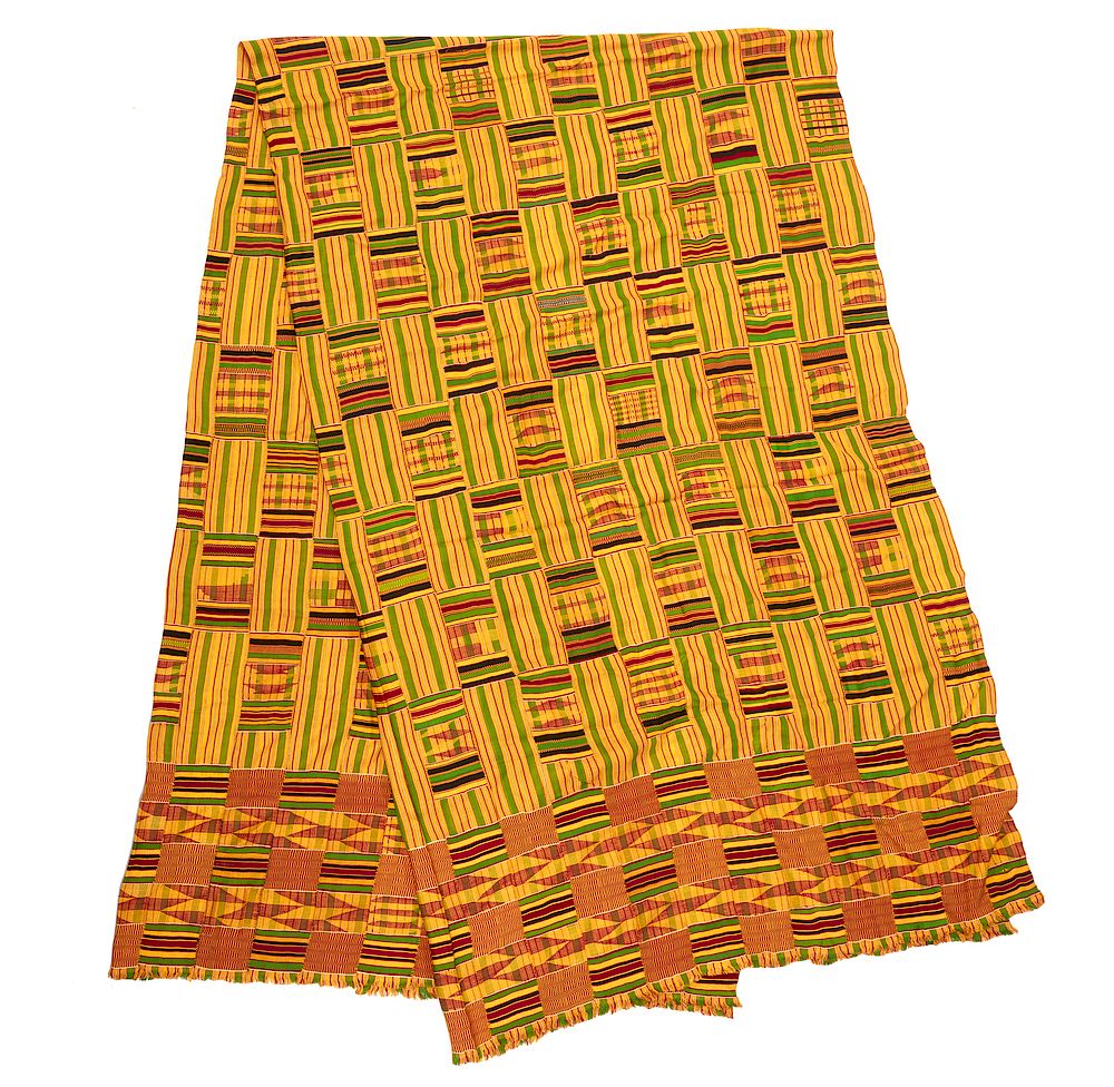 Appraisal: Ashanti Kente Cloth Ghana Ashanti Kente cloth Ghana Dimensions x