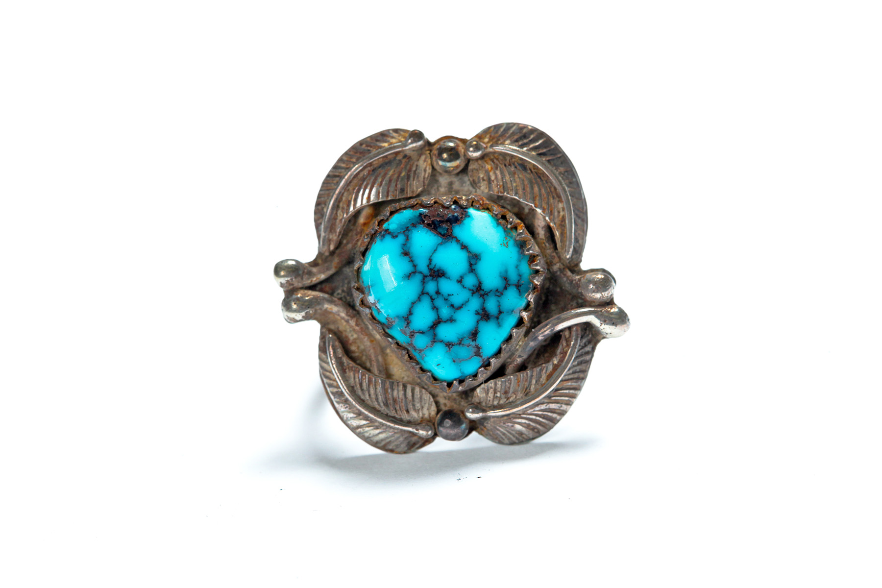 Appraisal: AMERICAN INDIAN LADIES' RING BY ANDY LEE KIRK NAVAJO -