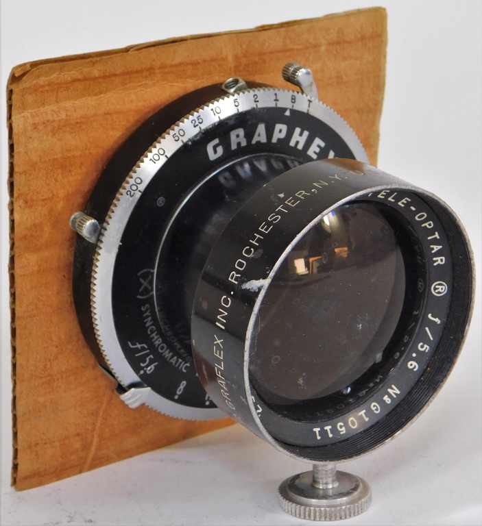 Appraisal: WOLLENSAK GRAFLEX TELE-OPTAR MM F LENS Wollensak Graflex Tele-Optar mm