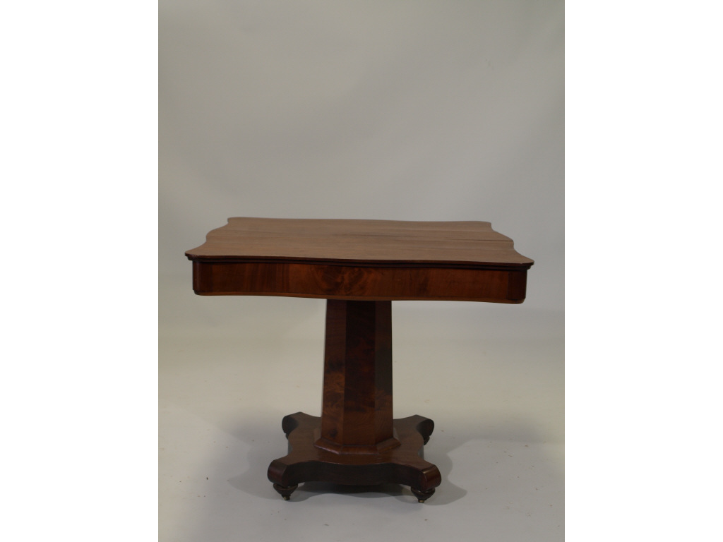 Appraisal: Empire Parlor Table att Thomas Day MIlton NC c mahogany